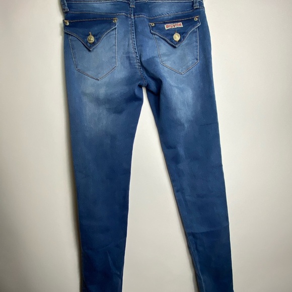 Hudson Girls Jeans Sz 12 Skinny Waist 13” - Picture 4 of 5